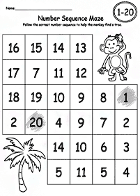 Math für Kinder - Arbeitsblatt 162
