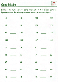 Math für Kinder - Arbeitsblatt 187