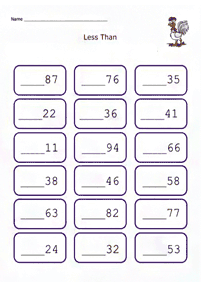 Math für Kinder - Arbeitsblatt 197
