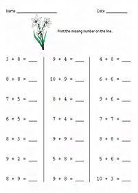 Math für Kinder - Arbeitsblatt 254