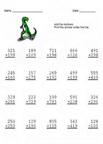 Math für Kinder - Arbeitsblatt 266