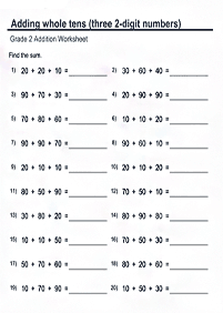 Math für Kinder - Arbeitsblatt 269