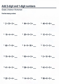 Math für Kinder - Arbeitsblatt 277