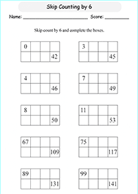 Math für Kinder - Arbeitsblatt 297