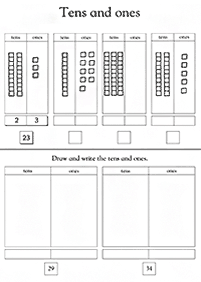 Math für Kinder - Arbeitsblatt 30