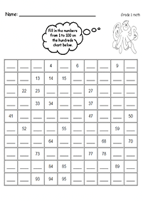 Math für Kinder - Arbeitsblatt 301