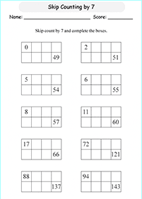 Math für Kinder - Arbeitsblatt 80