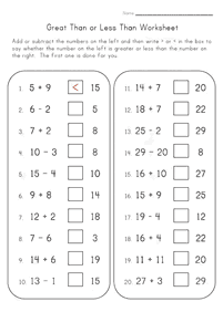 Math für Kinder - Arbeitsblatt 89