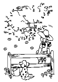 Verbinden Sie die Punkte - Arbeitsblatt 111