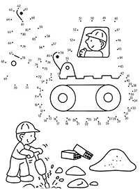 Verbinden Sie die Punkte - Arbeitsblatt 126