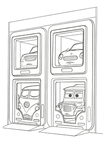 Cars (Disney) Malvorlagen - Seite 148