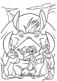 Der König der Löwen Malvorlagen - Seite 75