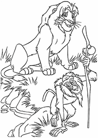 Der König der Löwen Malvorlagen - Seite 11