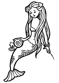 Ariel - die kleine Meerjungfrau Malvorlagen - Seite 74