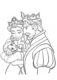 Rapunzel (Tangled) Malvorlagen - Seite 1