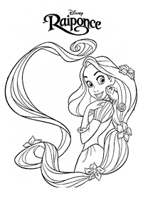 Rapunzel (Tangled) Malvorlagen - Seite 16