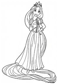 Rapunzel (Tangled) Malvorlagen - Seite 2