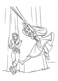 Rapunzel (Tangled) Malvorlagen - Seite 25