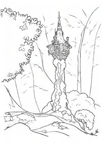 Rapunzel (Tangled) Malvorlagen - Seite 38