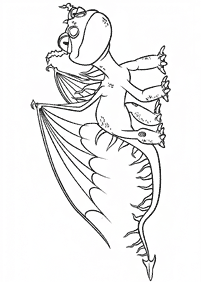 Drachen Malvorlagen - Seite 4