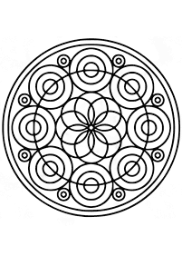 Einfache Mandalas Malvorlagen - Seite 120