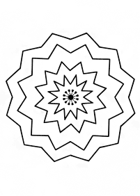 Einfache Mandalas Malvorlagen - Seite 133