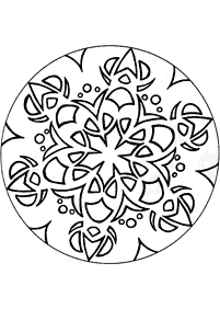 Einfache Mandalas Malvorlagen - Seite 136