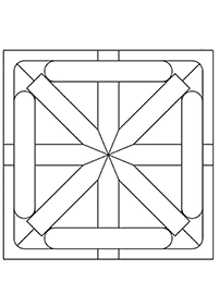 Einfache Mandalas Malvorlagen - Seite 58