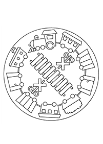 Einfache Mandalas Malvorlagen - Seite 84