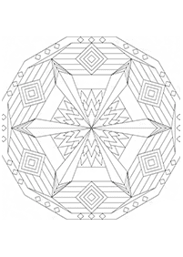 Mandalas Malvorlagen - Seite 111