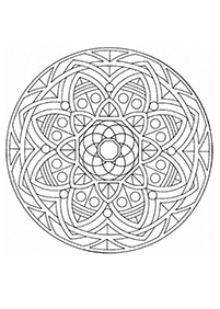 Mandalas Malvorlagen - Seite 29