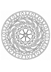 Mandalas Malvorlagen - Seite 37