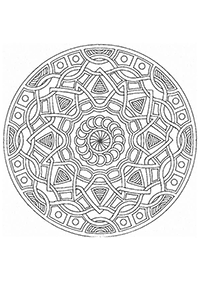 Mandalas Malvorlagen - Seite 47