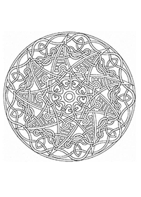 Mandalas Malvorlagen - Seite 5