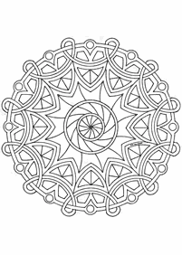 Mandalas Malvorlagen - Seite 53