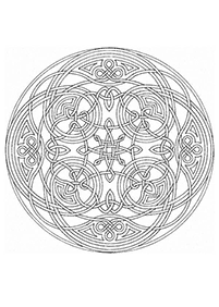 Mandalas Malvorlagen - Seite 63