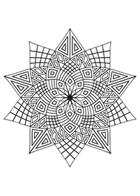 Mandalas Malvorlagen - Seite 90