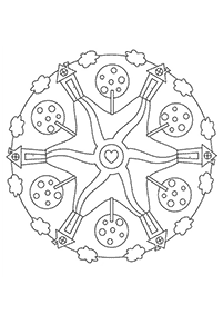 Mandala Blumen Malvorlagen - Seite 12