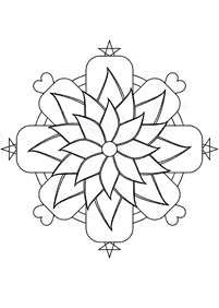 Mandala Blumen Malvorlagen - Seite 30