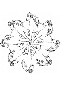 Mandala Tiere Malvorlagen - Seite 36