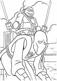 Ninja Turtles Malvorlagen - Seite 27