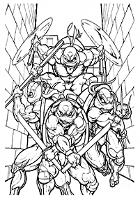 Ninja Turtles Malvorlagen - Seite 66