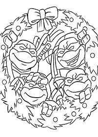 Ninja Turtles Malvorlagen - Seite 8