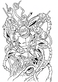 Ninja Turtles Malvorlagen - Seite 84