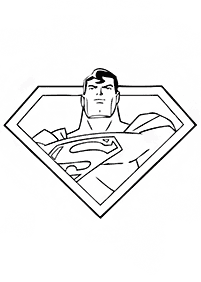 Superman Malvorlagen - Seite 8