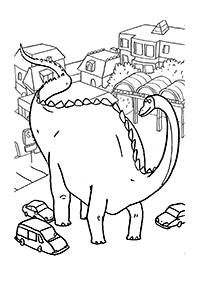 Dinosaurier Malvorlagen - Seite 19