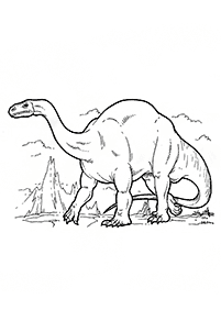 Dinosaurier Malvorlagen - Seite 32