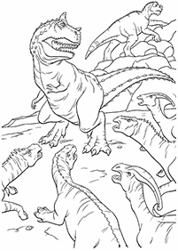 Dinosaurier Malvorlagen - Seite 80