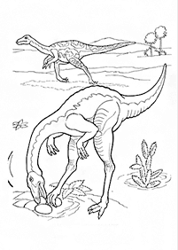 Dinosaurier Malvorlagen - Seite 83