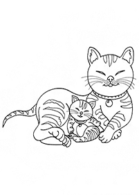 Katzen Malvorlagen - Seite 18